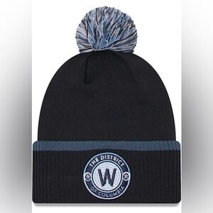 NWOT Washington Nationals New Era Navy 2025 City Connect Official Mens Knit Cap.